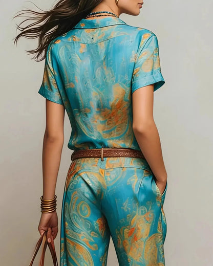 Talia™ | Comfortabele Bohemian Tweedelige Set