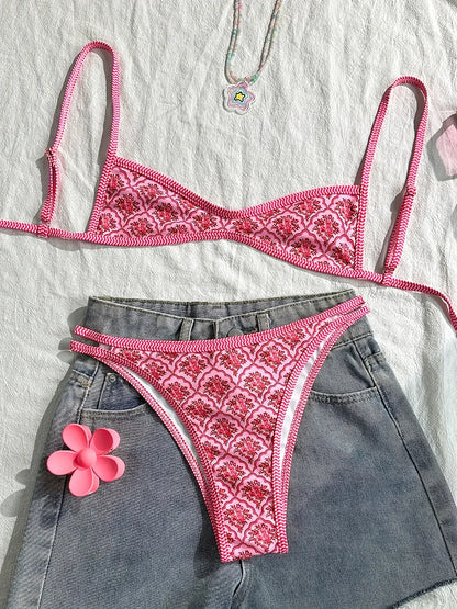 Sanne™ | Stijlvolle Patroon Driehoek Bikini