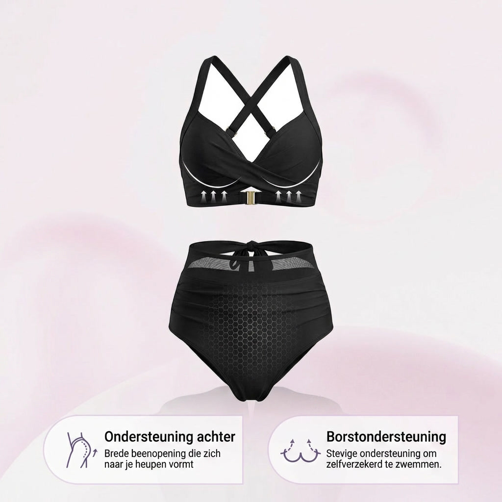 Sabine™ | 2-in-1 Hoog Getailleerde Tummy Control Bikini