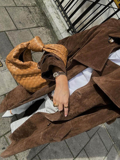 Frejas Suède Trenchcoat™ | Imitatie-suède