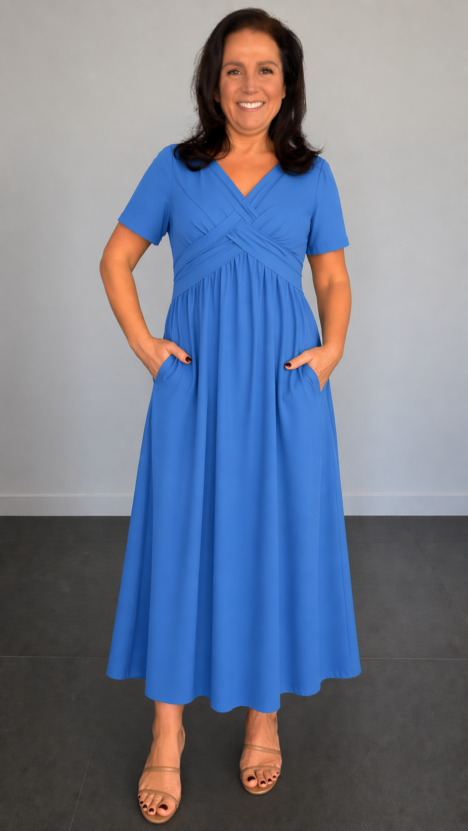 Lotte™ | Comfortabele midi jurk