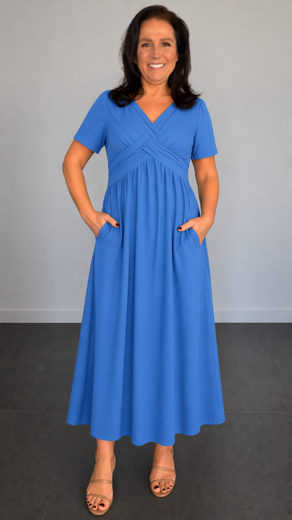 Lotte™ | Comfortabele midi jurk