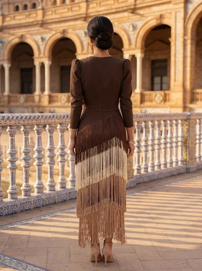 Savi™ | Elegante Midi Jurk