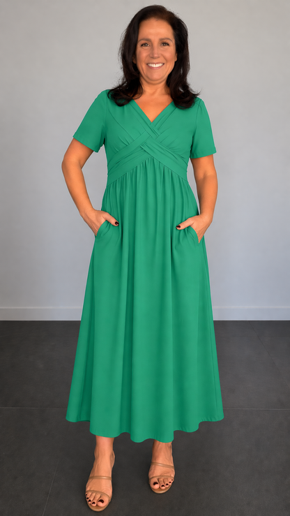 Lotte™ | Comfortabele midi jurk