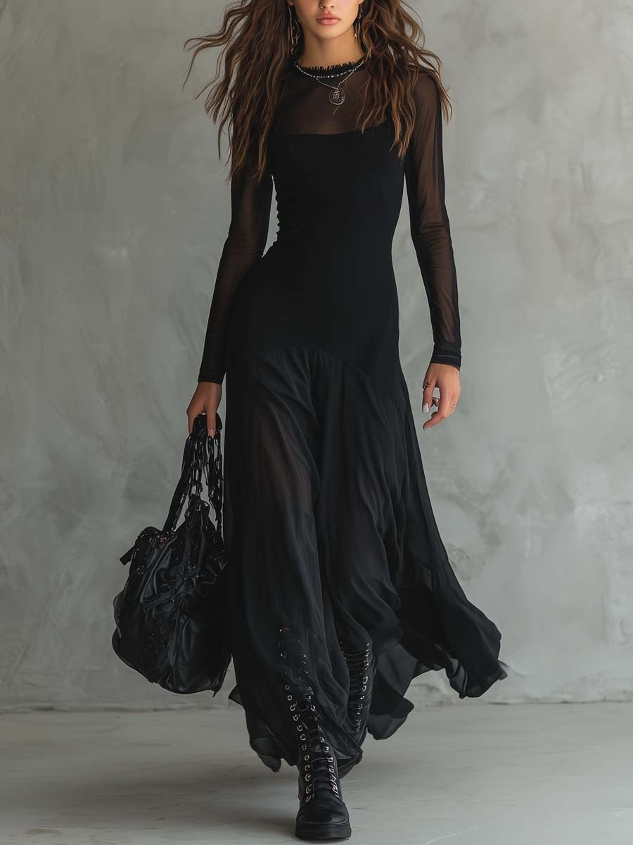 Ziva™ | Elegante Soepelvallende Maxi Jurk