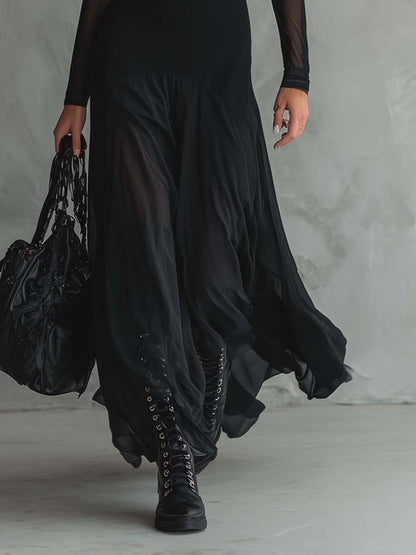 Ziva™ | Elegante Soepelvallende Maxi Jurk
