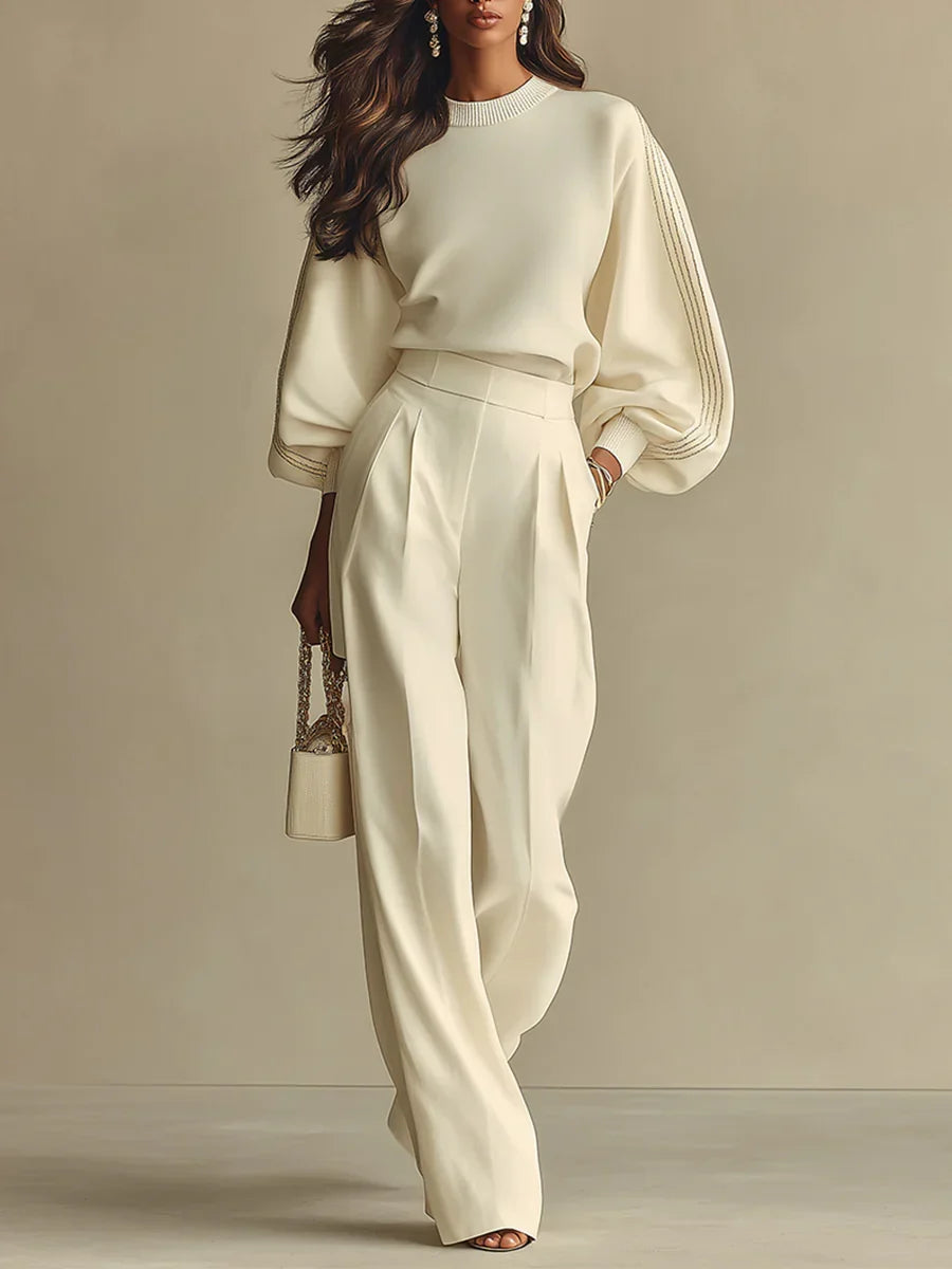 Elya™ | Chique Moderne Trui & Broek