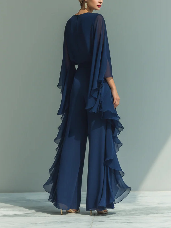 Elin™ | Stijlvolle Gelaagde Maxi Jurk