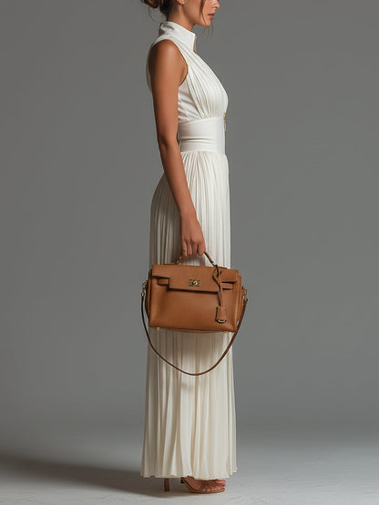 Elise™ | Chique Jumpsuit Met Halternek En Tailleband