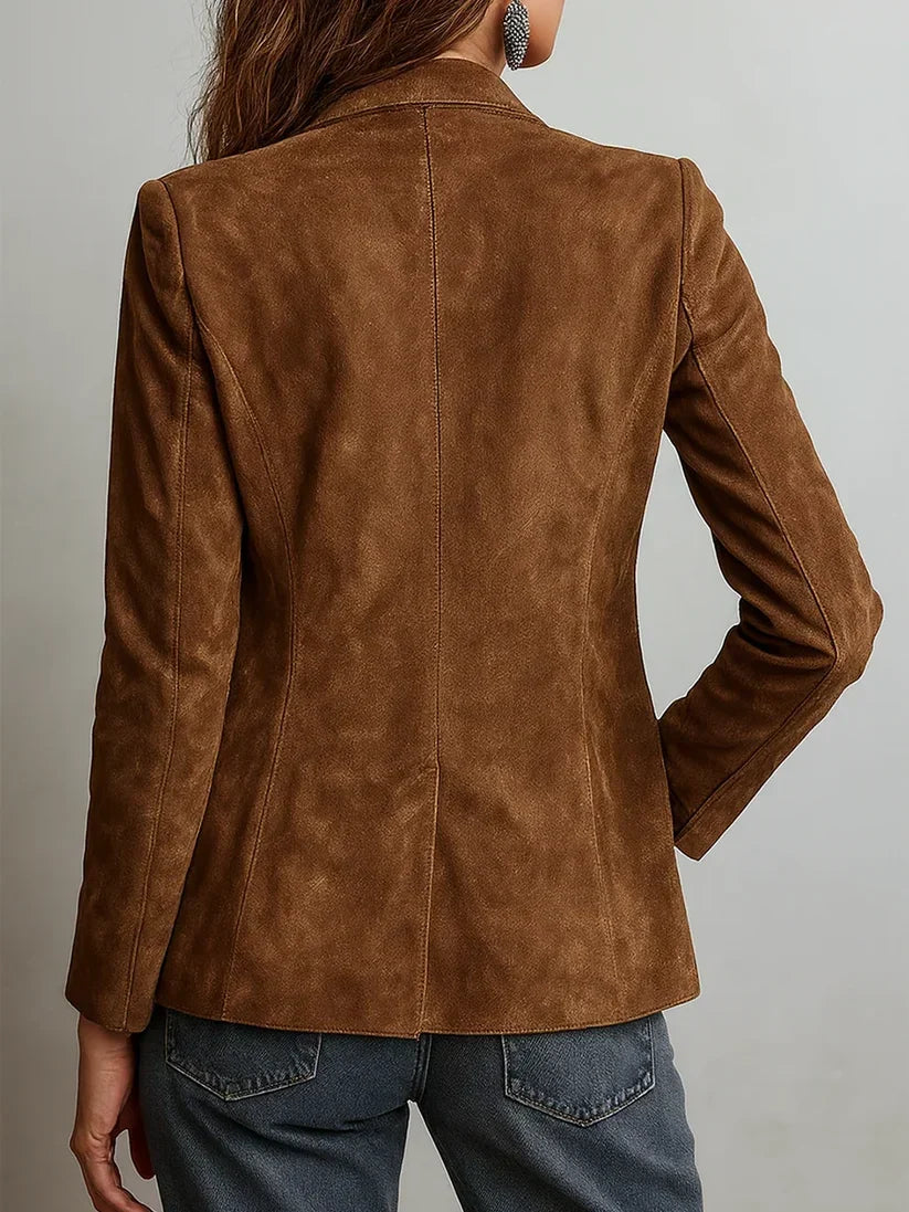 Lenae™ | Vintage Suède-Look Blazer
