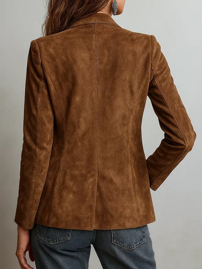 Lenae™ | Vintage Suède-Look Blazer