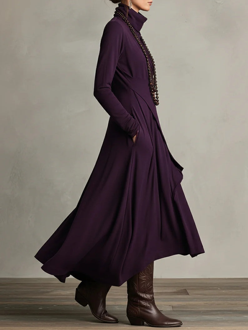 Femke™ | Vintage Asymmetrische Maxi Jurk 3
