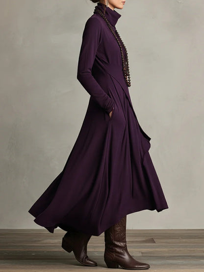 Femke™ | Vintage Asymmetrische Maxi Jurk 3