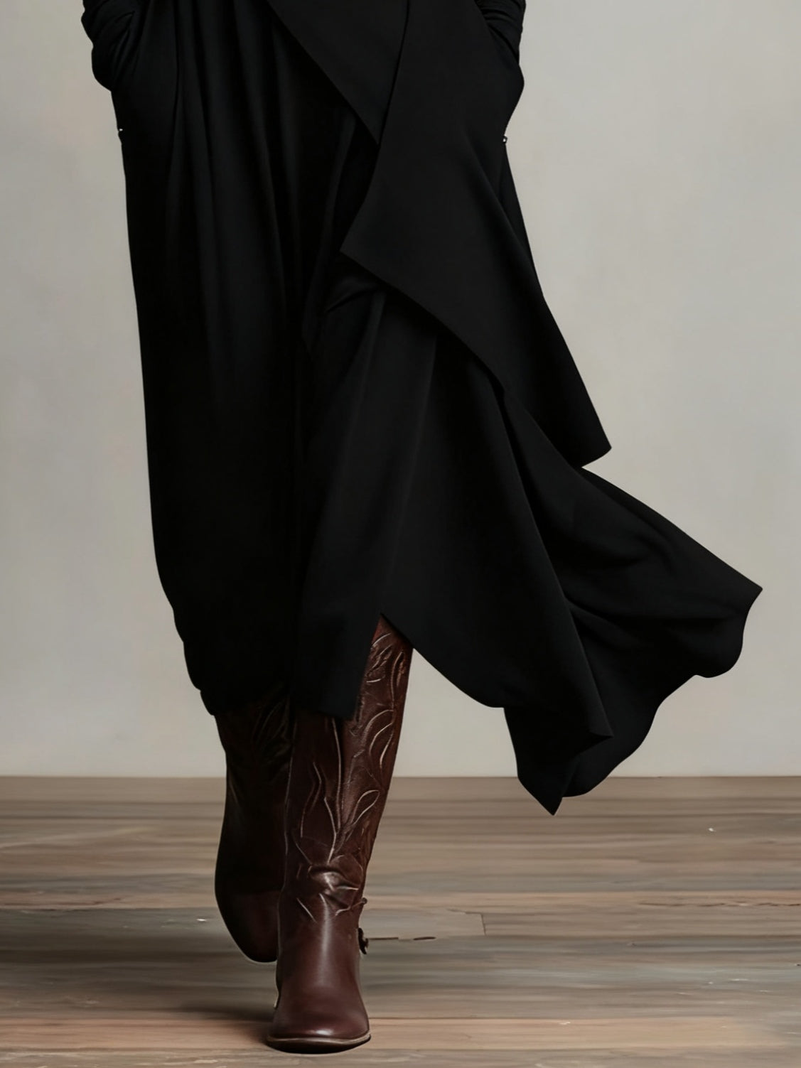 Femke™ | Vintage Asymmetrische Maxi Jurk 8