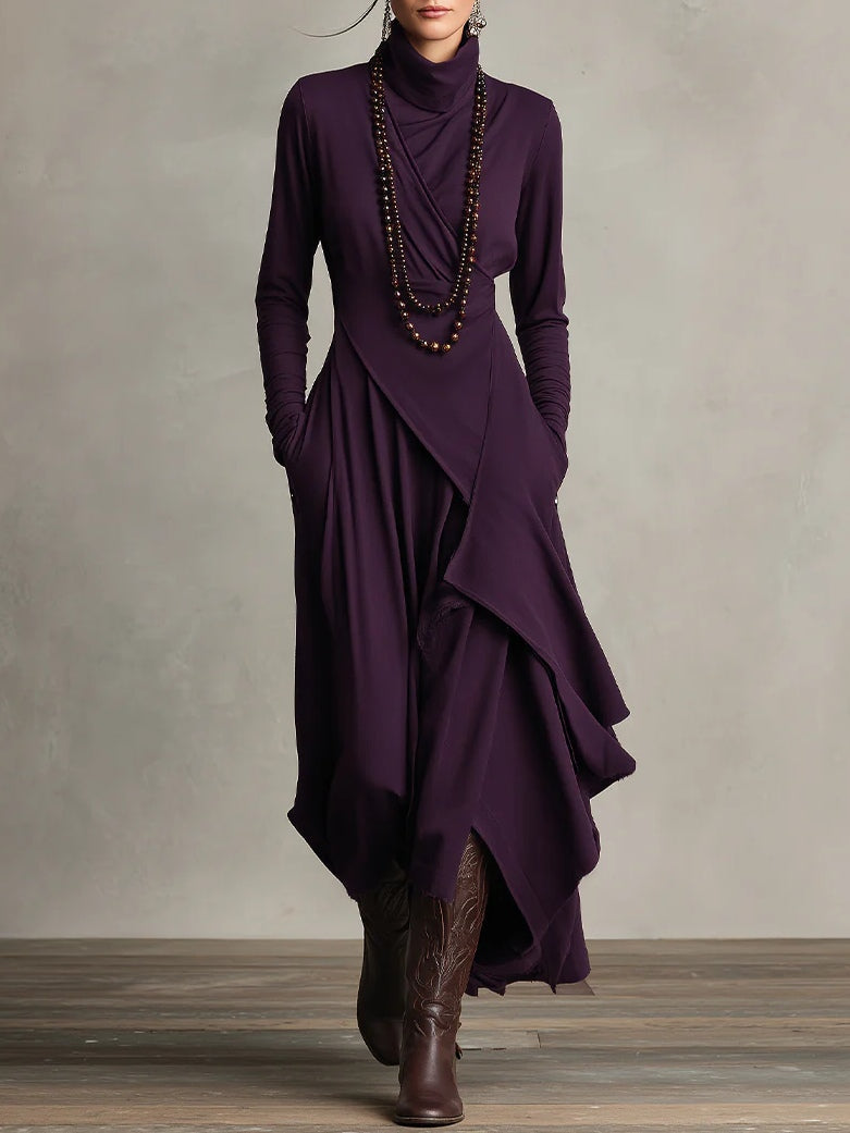 Femke™ | Vintage Asymmetrische Maxi Jurk