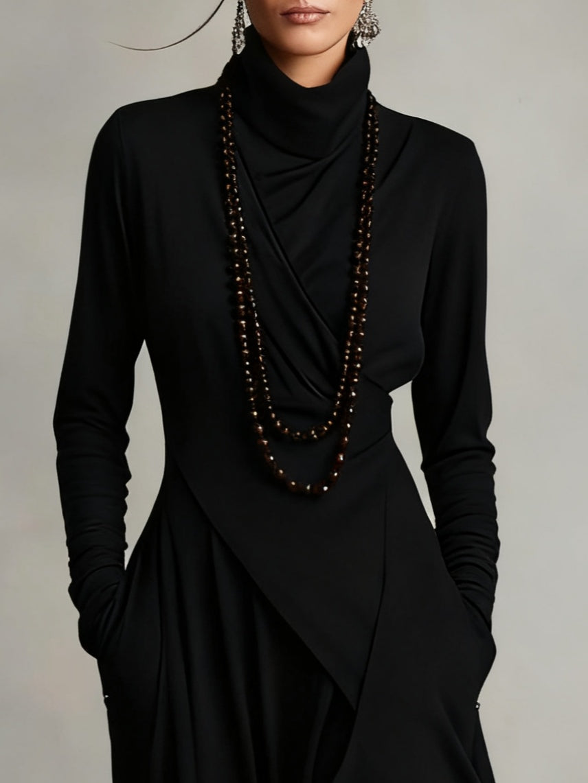 Femke™ | Vintage Asymmetrische Maxi Jurk 7