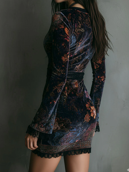 Lona™ | Elegante Fluwelen Minijurk
