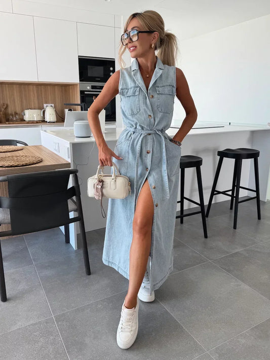 Lois™ | Maxi Denim Jurk