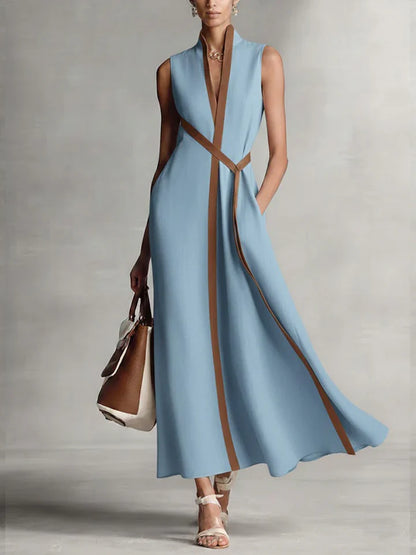 Olea™ | Elegante Minimalistische Maxi Jurk