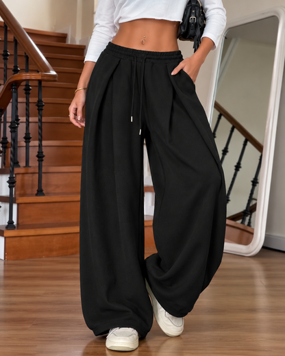 Marleen™ | Relaxte Joggingbroek Met Wijde Pijpen
