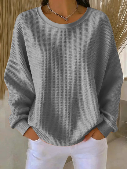 Sari™ | Casual Textuur Gebreide Trui