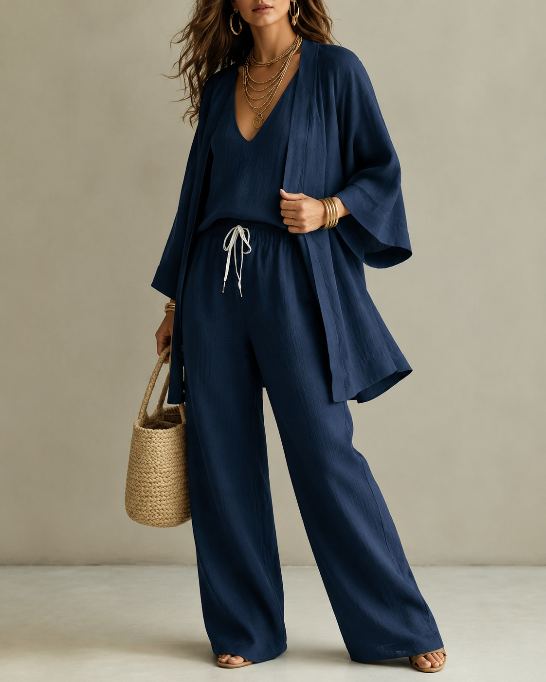 Amber™ | Relaxte 3-Delige Set Met Niet Doorschijnende Broek