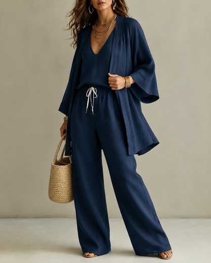 Amber™ | Relaxte 3-Delige Set Met Niet Doorschijnende Broek