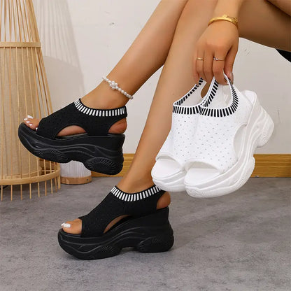 Julia™ | Comfortabele Platform Sandalen