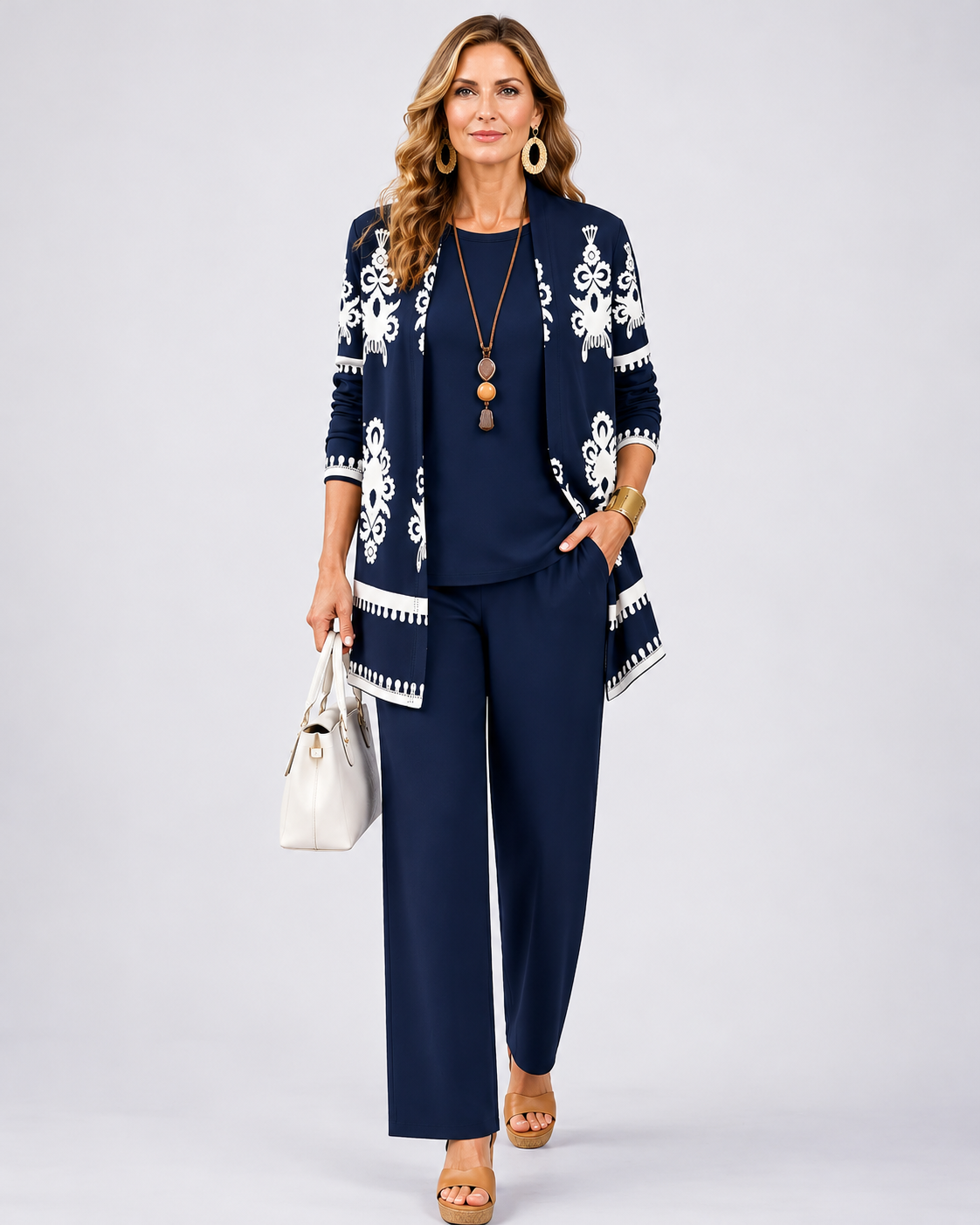 Sofia™ | Elegante 3-Delige Set met Vest en Broek