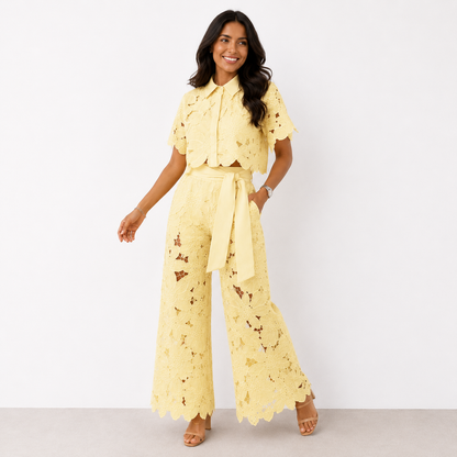 Arielle™ | Elegante Tweedelige Kanten Set