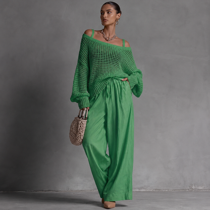 Clarisse™ | Off Shoulder Tweedelige Set