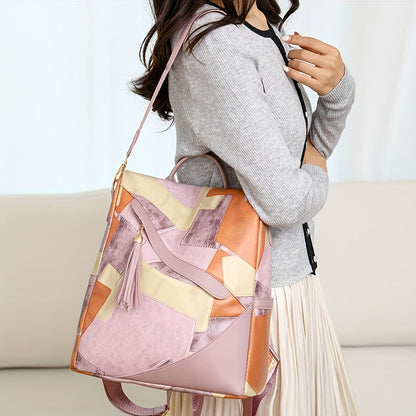 Rosine™ | Patchwork Anti-Diefstal Rugzak 9