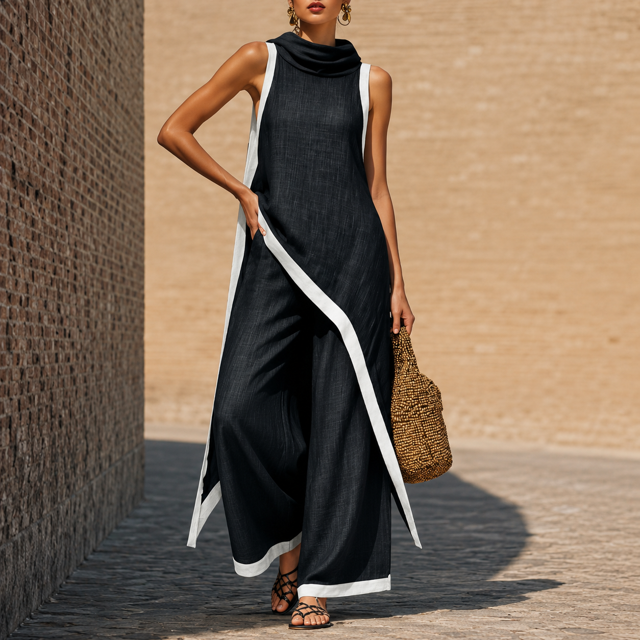 Jovanne™ | Elegante Linnen Tweedelige Set