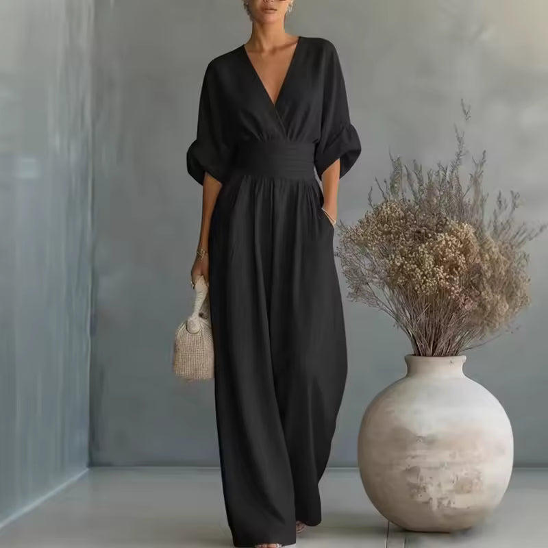Georgina™ | Elegante Jumpsuit Met V Hals