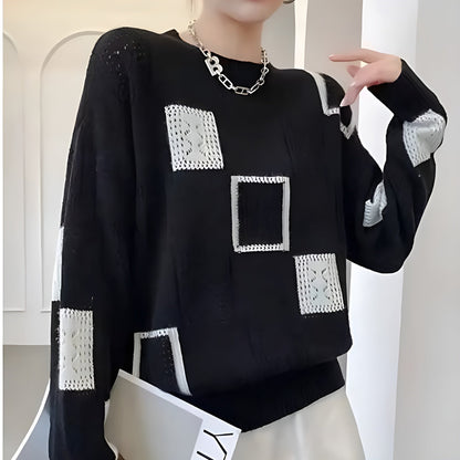 Naren™ | Moderne zachte patchwork trui
