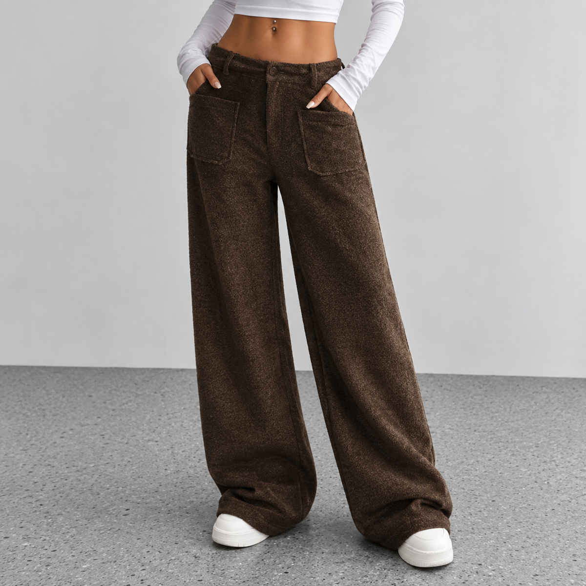Noelle™ | Comfortabele Wijde Broek Met Zakken