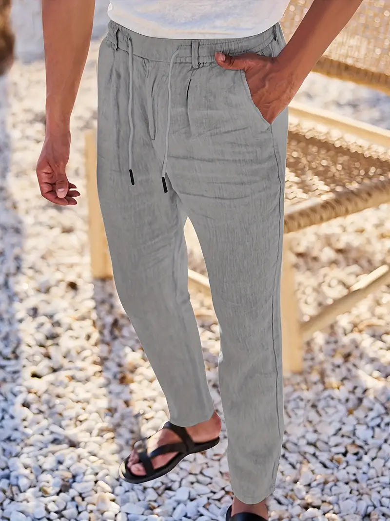 Rens™ | Casual Broek Met Koord