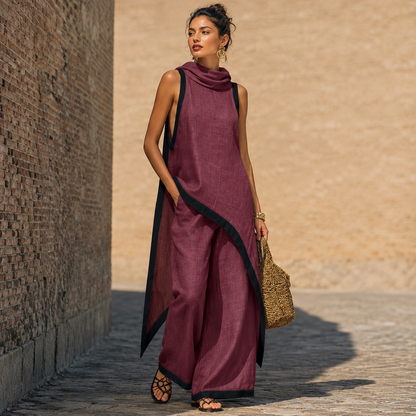Jovanne™ | Elegante Linnen Tweedelige Set
