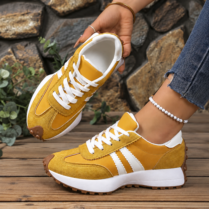 Sanne™ | Orthopedische Retro Sneakers Met Plateauzool
