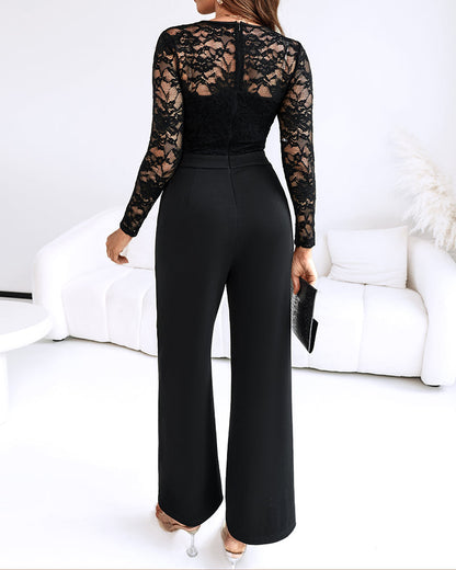 Selah™ | Elegante Kanten Jumpsuit Met Details