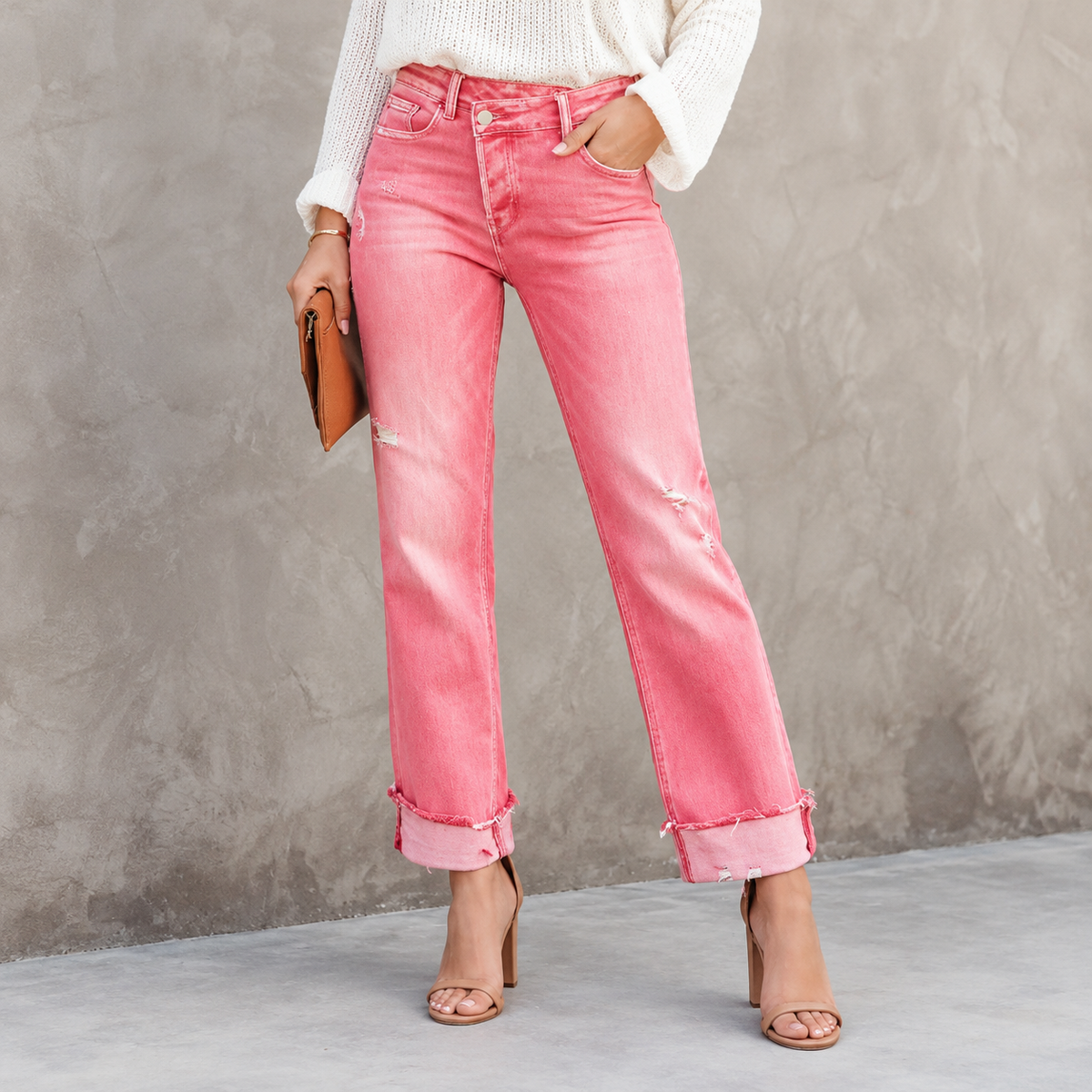 Lora™ | Flatterende Stretch Jeans Met Hoge Taille