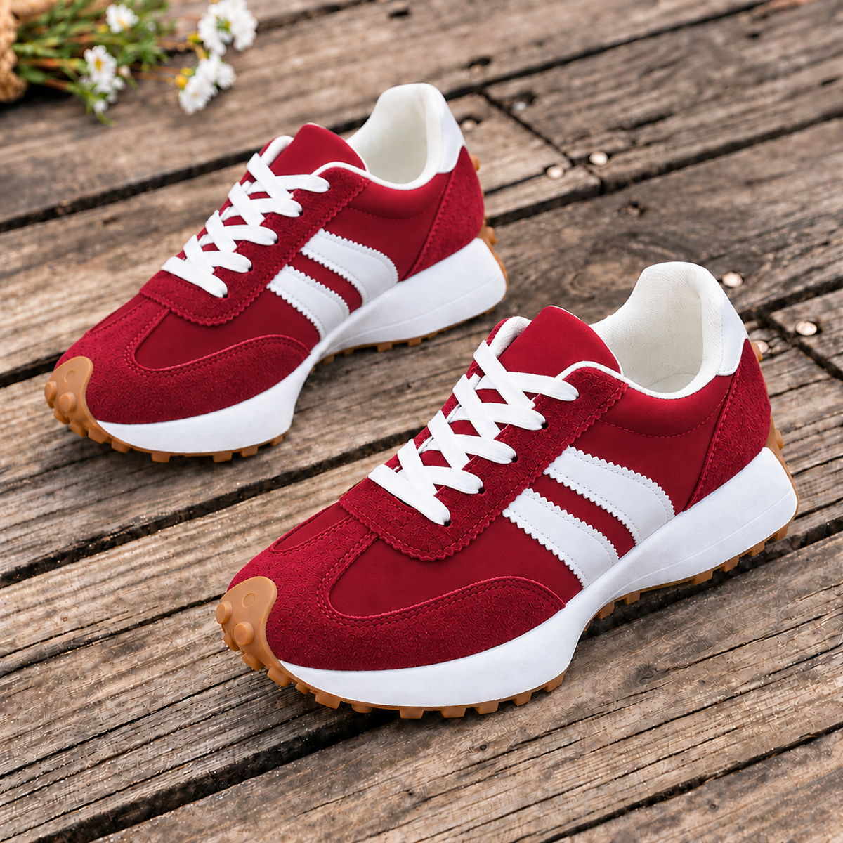 Sanne™ | Orthopedische Retro Sneakers Met Plateauzool