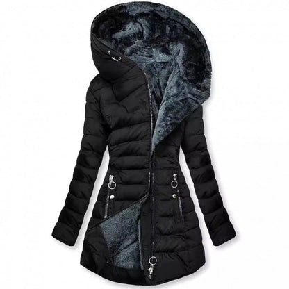 Eline™ | Warme Gewatteerde Winterjas Met Capuchon 2
