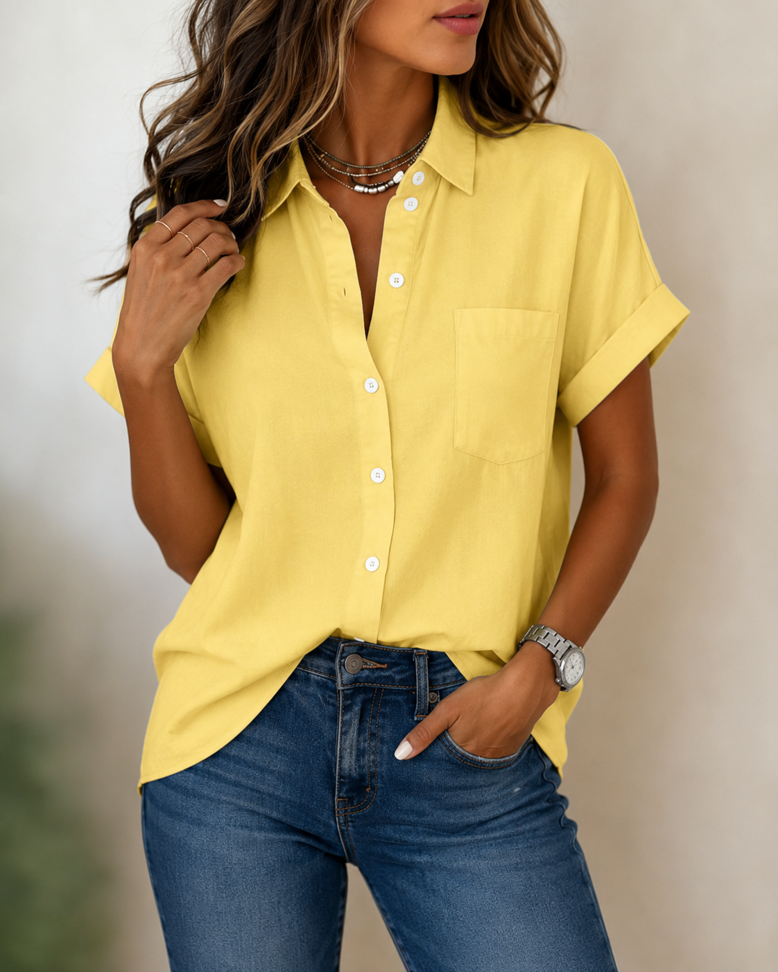 Lieke™ | Comfortabele Blouse Met Knoopsluiting (1+1 Gratis)