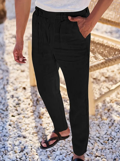Rens™ | Casual Broek Met Koord