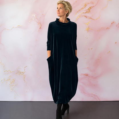 Leona™ | Elegante Fluwelen Maxi Jurk