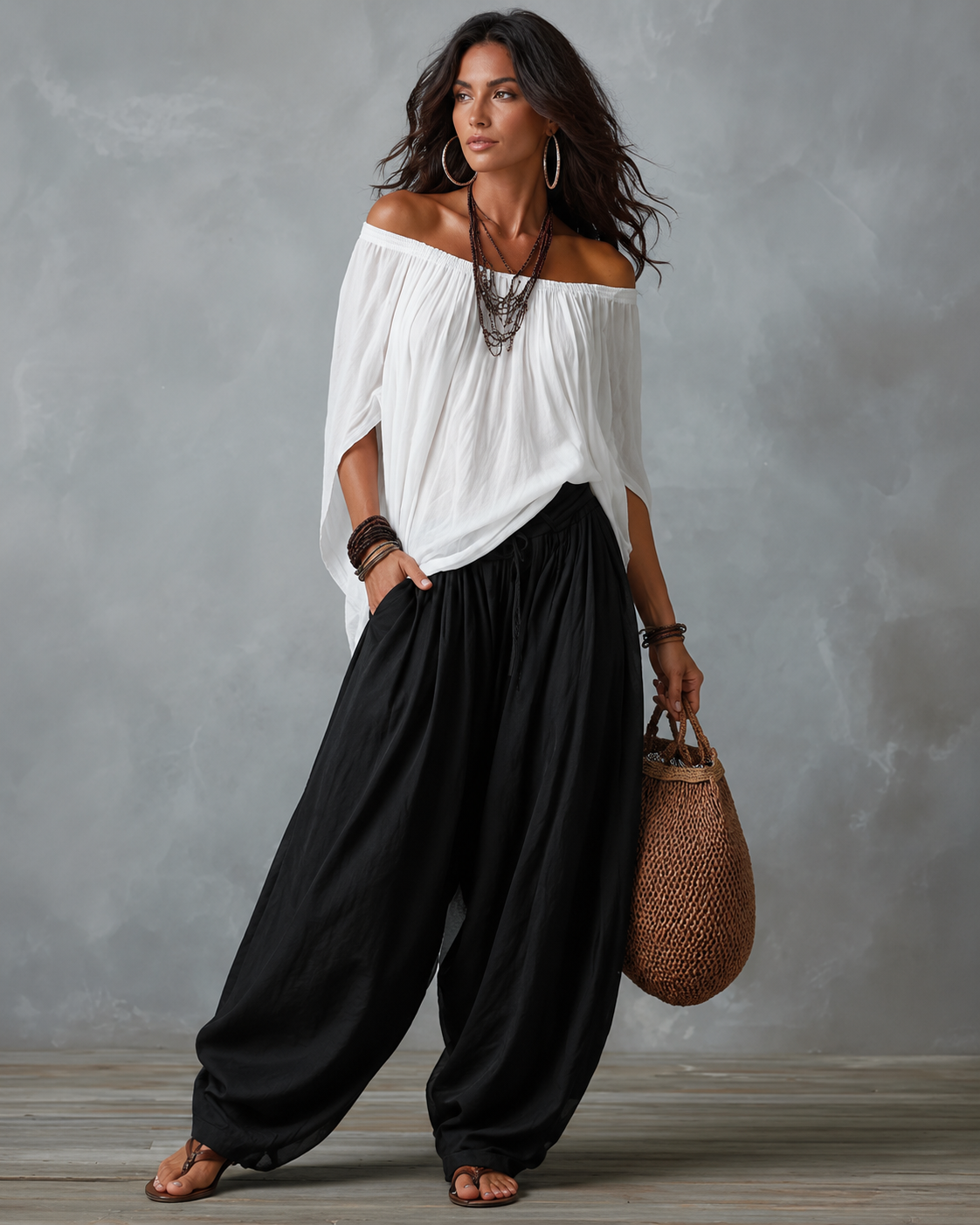 Ingrid™ | Casual 2-Delige Set Met Wijde Pijpen