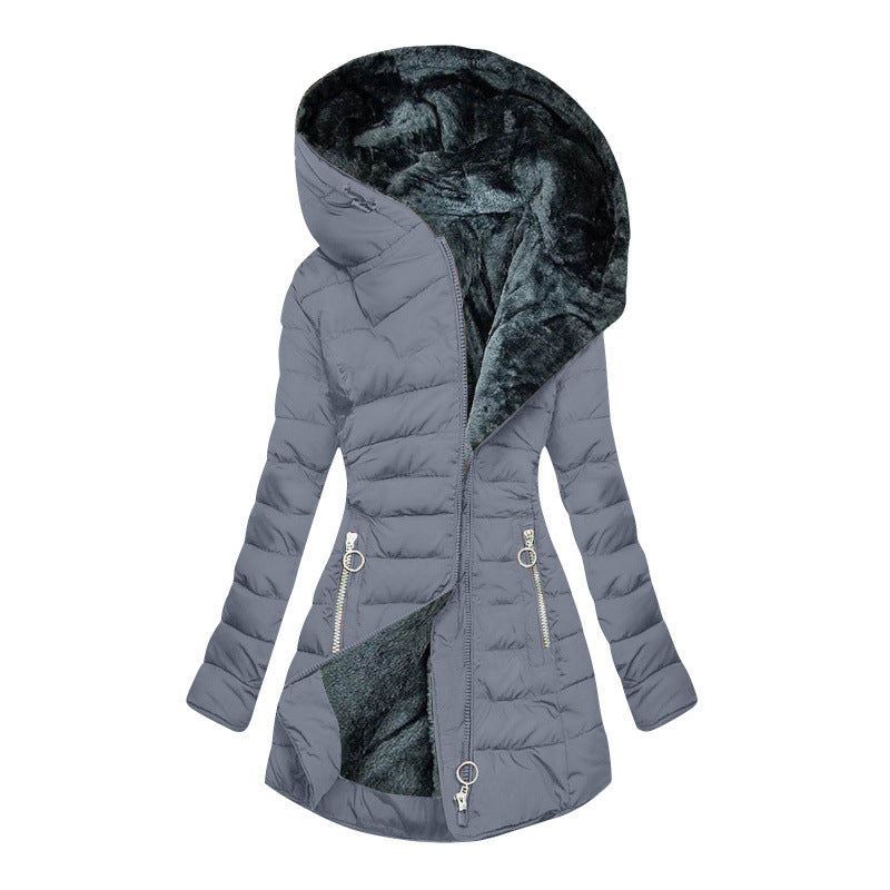 Eline™ | Warme Gewatteerde Winterjas Met Capuchon 4