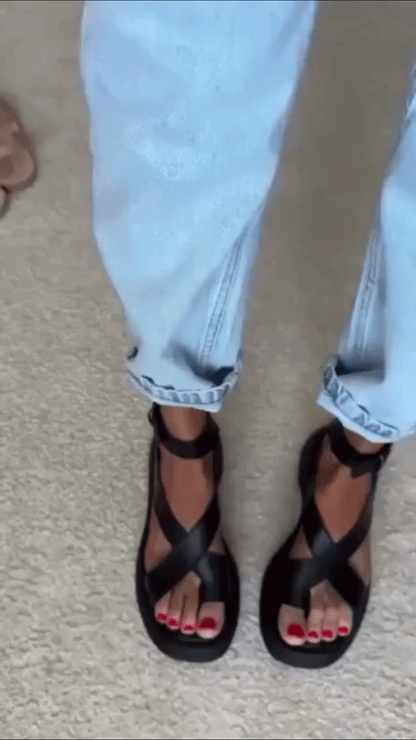 Nera™ | Comfortabele Platte Sandalen