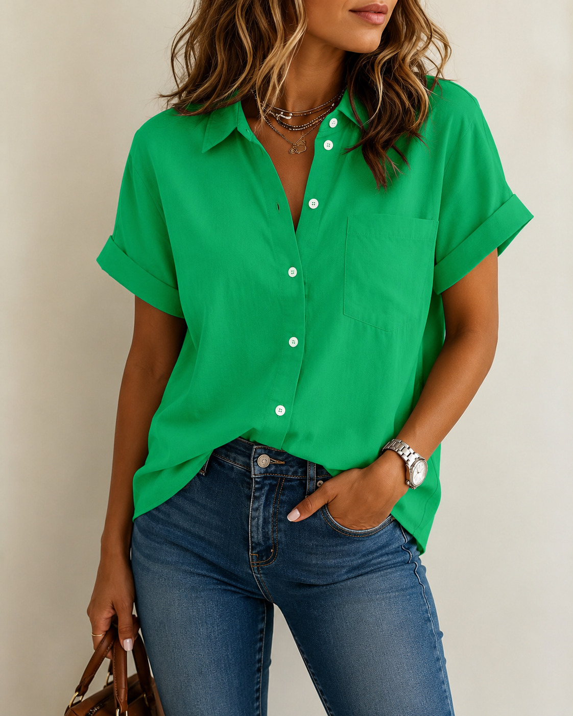 Lieke™ | Comfortabele Blouse Met Knoopsluiting (1+1 Gratis)